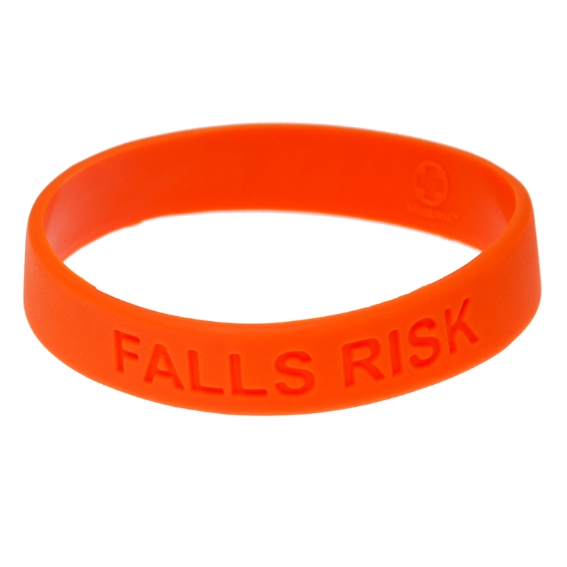 Falls Risk Alert Debossed Bracelet