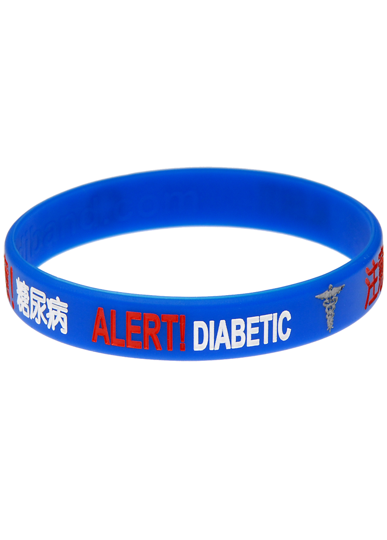 Diabetes Alert Chinese Medical Bracelet