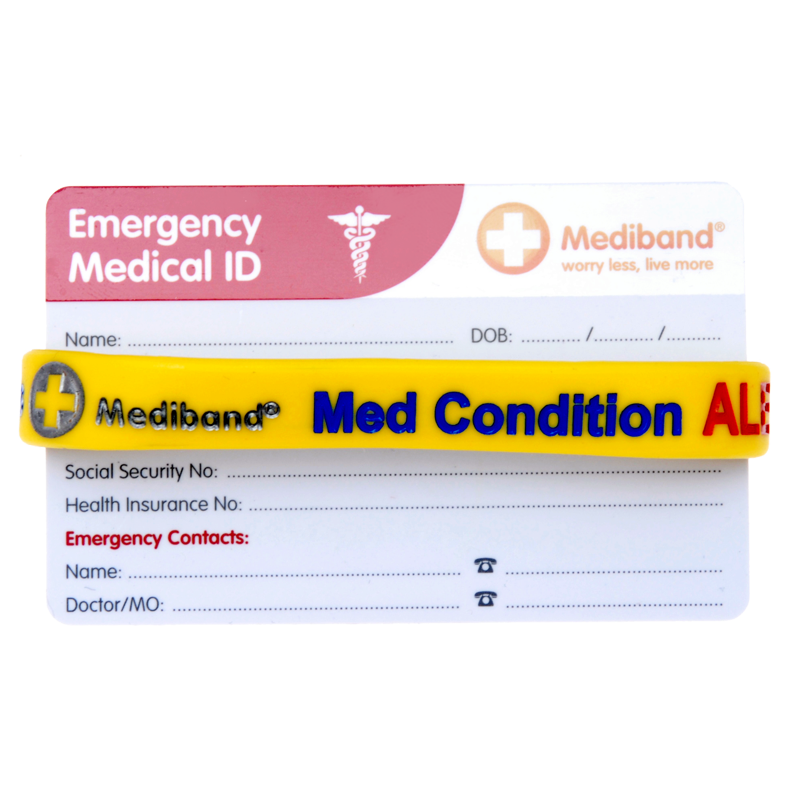Medical Condition ID + Wallet Card
