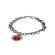 Stainless Steel Round Pendant Bracelet - Blank