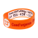 Kid's Write On Travel ID Bracelet - Orange