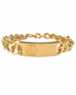 Stainless Steel Gold Classic Bracelet