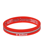 Diabetes Insulin Dependent Reversible Medical Bracelet