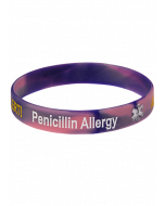 Penicillin Allergy Swirl Medical ID Bracelet