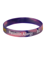 Penicillin Allergy Swirl Medical ID Bracelet