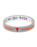 Silver Cross - Reversible Write On Medical Bracelet