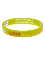 Neon Medical Condition Alert - Reversible Write On Medical Bracelet