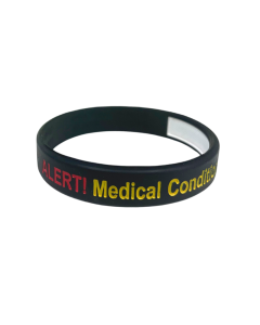 Write-On Medical Alert Mediband - Black