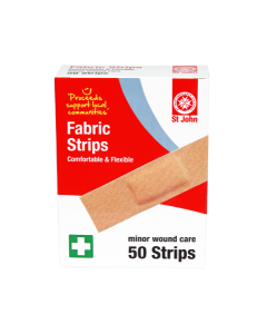 St John Fabric Bandage Strips 50s