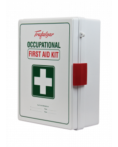 Trafalgar National Workplace First Aid Kit Wall Mount ABS Case