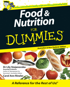 Food and Nutrition For Dummies, Australian and New Zealand Edition