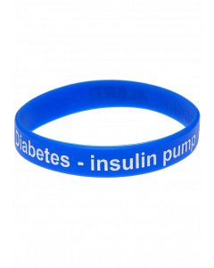 Diabetes on Insulin Pump Medical Bracelet