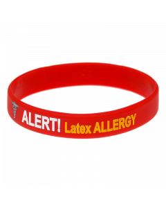 Latex Allergy Medical Bracelet