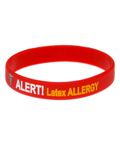 Latex Allergy Medical Bracelet