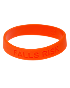 Falls Risk Alert Debossed Bracelet
