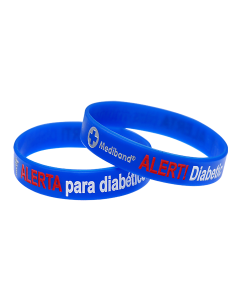 Diabetes Alert - Spanish / Portuguese Medical Bracelet