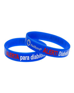 Diabetes Alert - Spanish / Portuguese Medical Bracelet