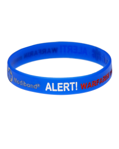 Warfarin Medicated Medical Bracelet