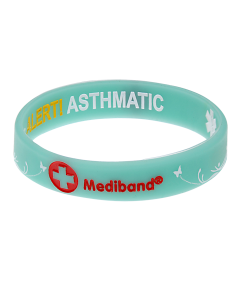 Asthmatic Alert - Reversible Design 1 Medical Bracelet