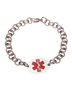 Stainless Steel Oval Bracelet