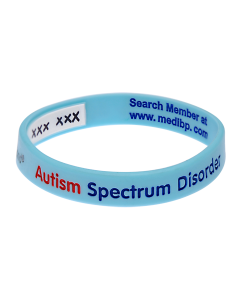 Autism - Reversible Write On Medical Bracelet