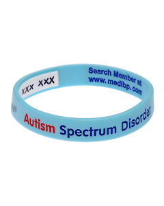 Autism - Reversible Write On Medical Bracelet