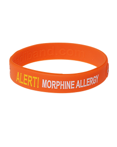 Mediband - Morphine Allergy - Orange