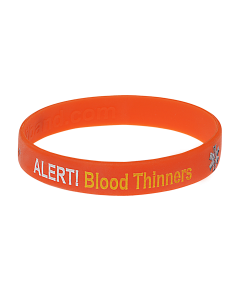 Blood Thinners - High Risk of Bleeding Medical Bracelet
