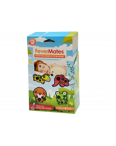 Fevermates - Stick On Thermometers Temperature Indicator 8 Pieces in Display Unit (contains 12 units)