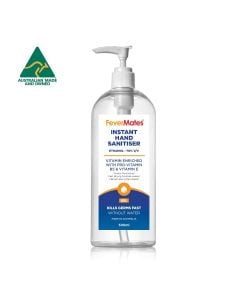 hand sanitiser gel vitamin enriched 500ml australian made hand-sanitiser fevermates