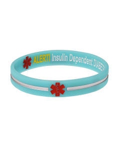 insulin dependent medical ID medical alert ID mediband