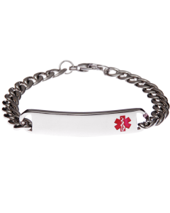 Stainless Steel Slim Red Bracelet