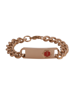 Rose Gold Classic Red Bracelet