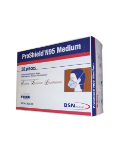 Respirator Mask N95 (50) Proshield Fluid Resistant - Made in Japan