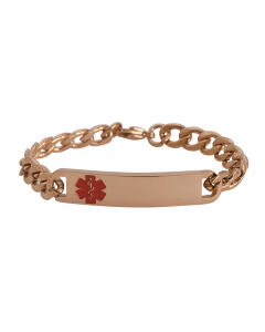 Rose Gold Slim Red Bracelet