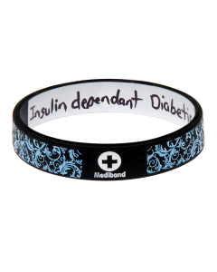Floral - Reversible Write On Medical Bracelet