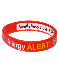Allergy Alert - Reversible Write On Medical Bracelet