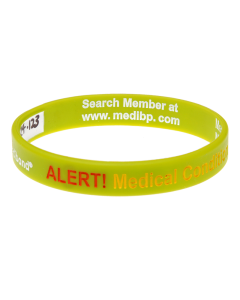 Neon Medical Condition Alert - Reversible Write On Medical Bracelet