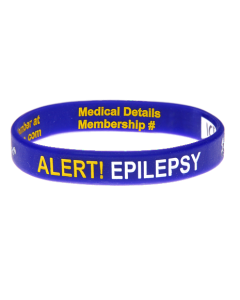 Epilepsy Alert - Reversible Write On Medical Bracelet