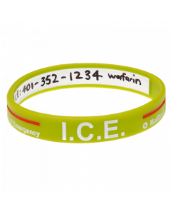 Neon ICE - Reversible Write On Medical Bracelet