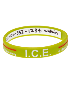 Neon ICE - Reversible Write On Medical Bracelet