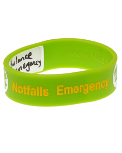 Kid's Write On Travel ID Bracelet - Green