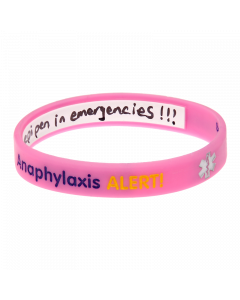 Anaphylaxis Alert - Reversible Write On Medical Bracelet