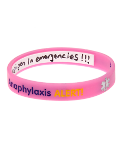 Anaphylaxis Alert - Reversible Write On Medical Bracelet