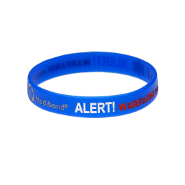 Coumadin medical clearance alert bracelet