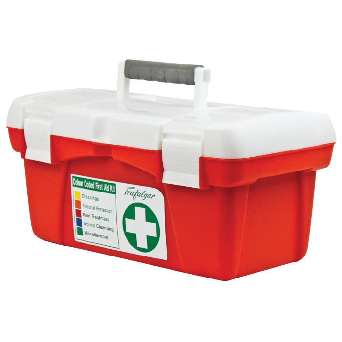 Trafalgar National First Aid Kit Poly Case Workplace Mediband Us