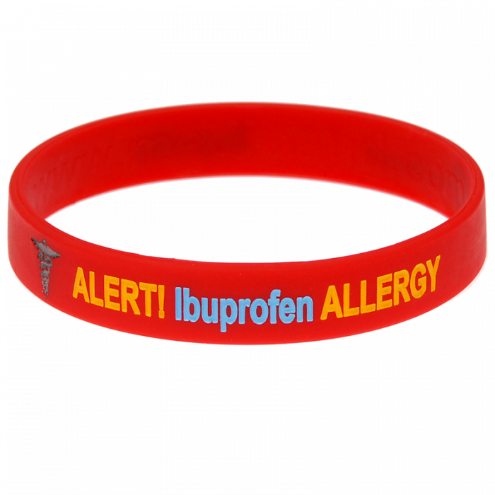 Mediband Ibuprofen Allergy Alert Medical ID Bracelet