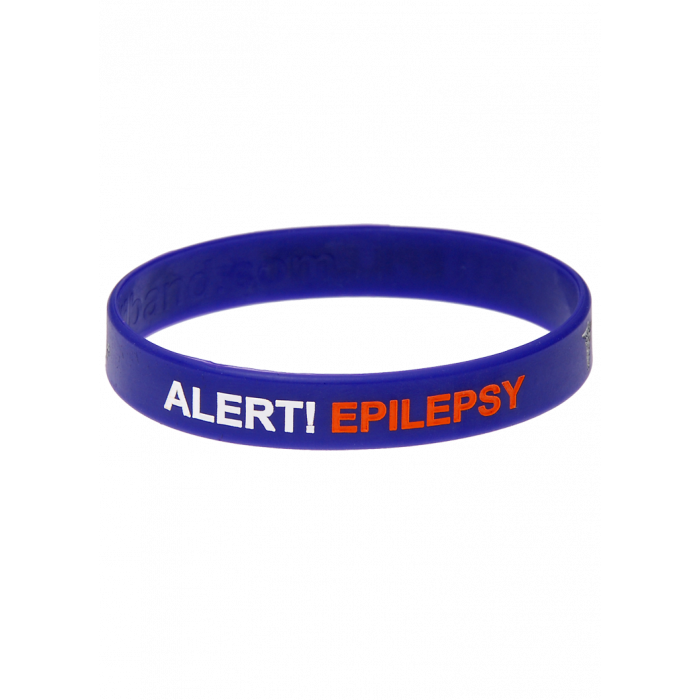 EPILEPSY Medical Alert ID Privacy Enhanced Silicone Bracelets Wristbands 5 Pack 