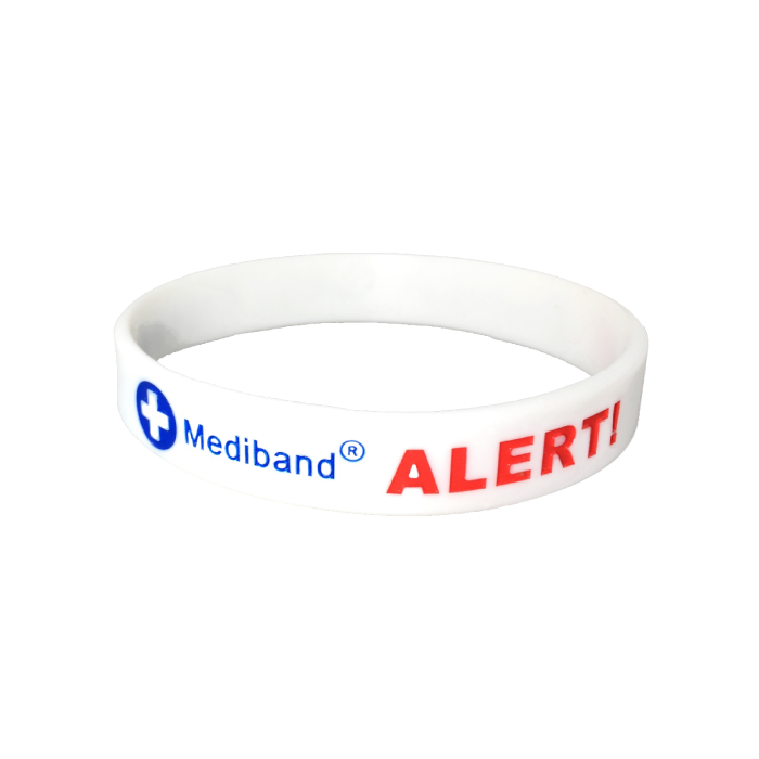 thumbnail image 2 of Personalized Stainless Steel Medical ID Bracelet – Red Emblem D-Style – Free Engraving + Free Resizing – Idtagsonline 2 of 6