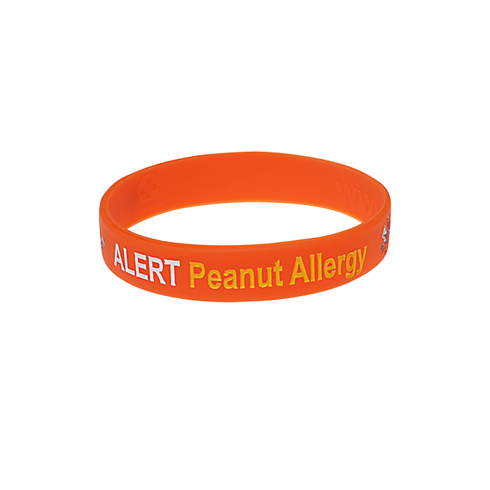 BAIYI Nut Allergy Alert Bracelet Silicone Medical ID India | Ubuy